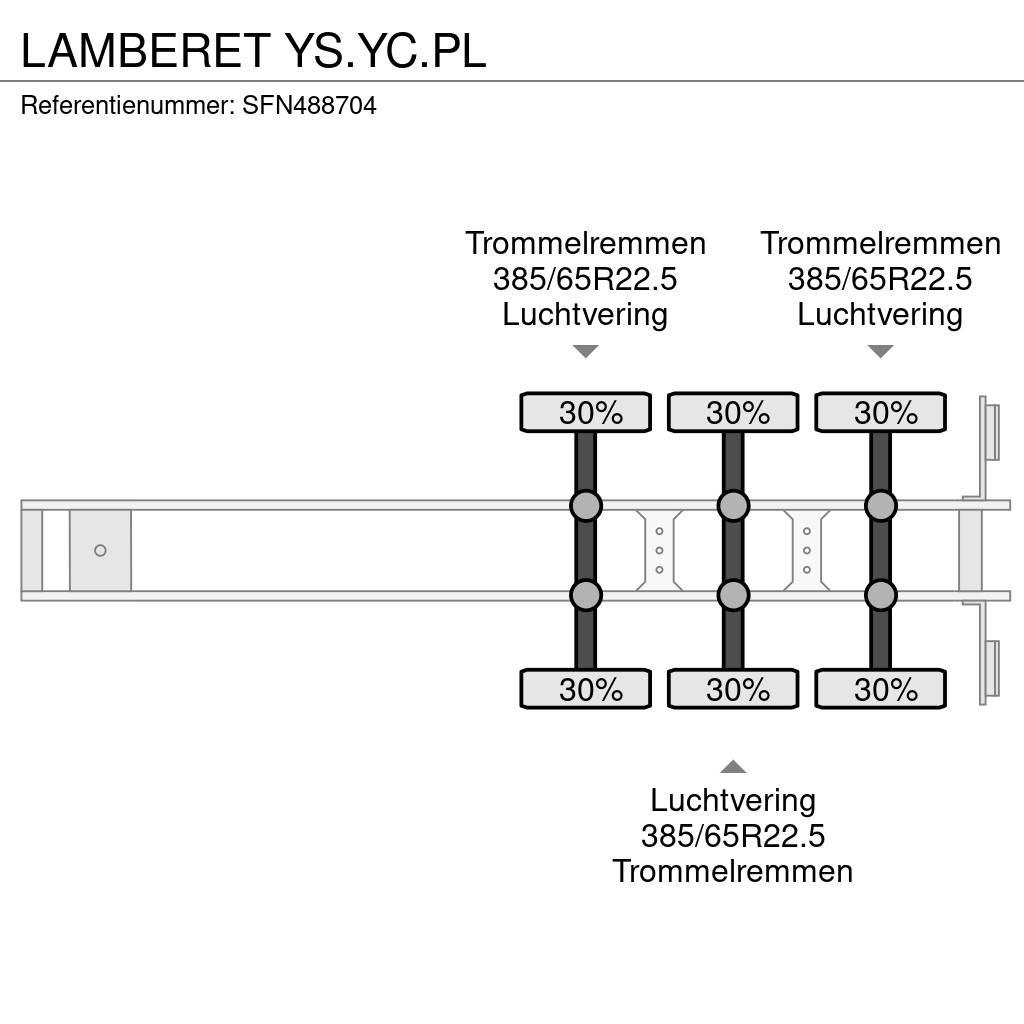 Lamberet YS.YC.PL Ημιρυμούλκες ψυγείο