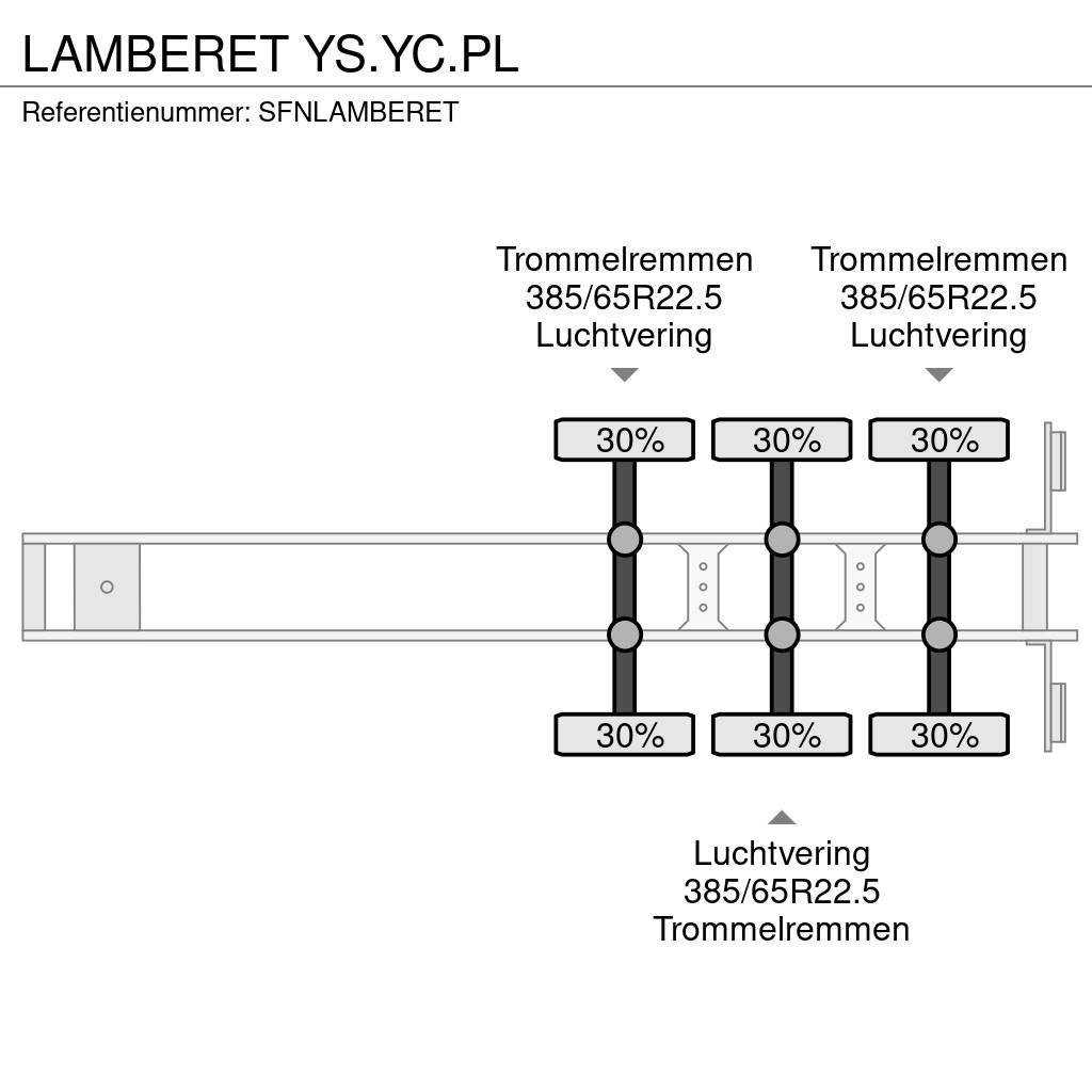 Lamberet YS.YC.PL Ημιρυμούλκες ψυγείο