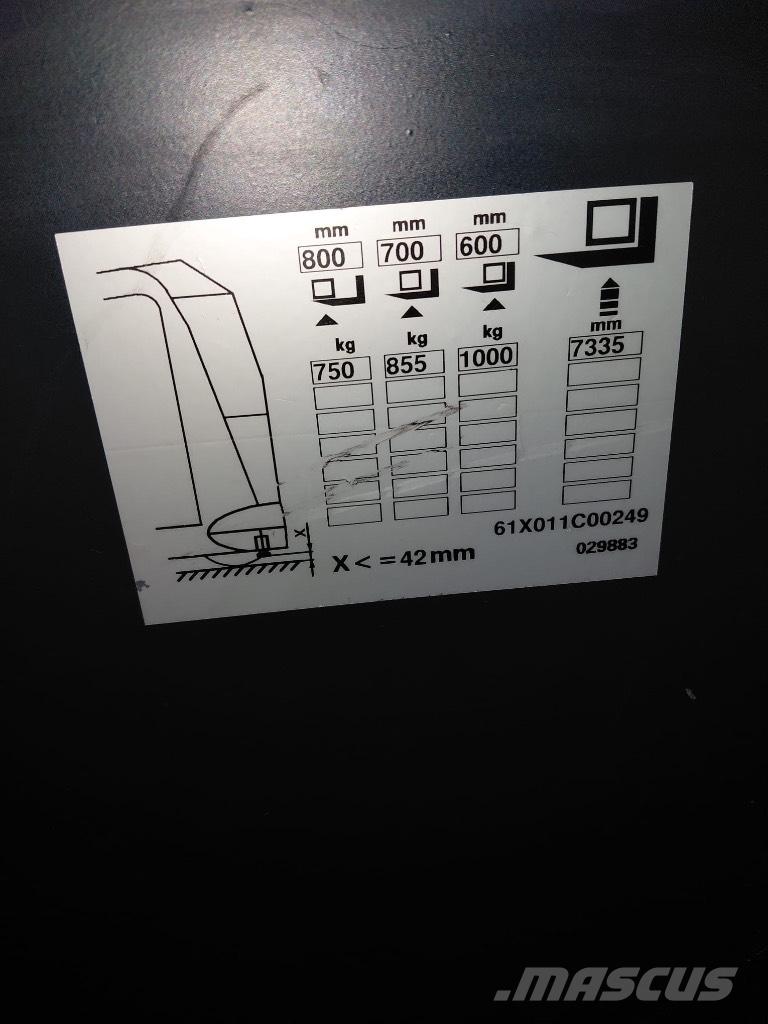 Linde K 10 Ανυψωτήρας στενών διαδρόμων