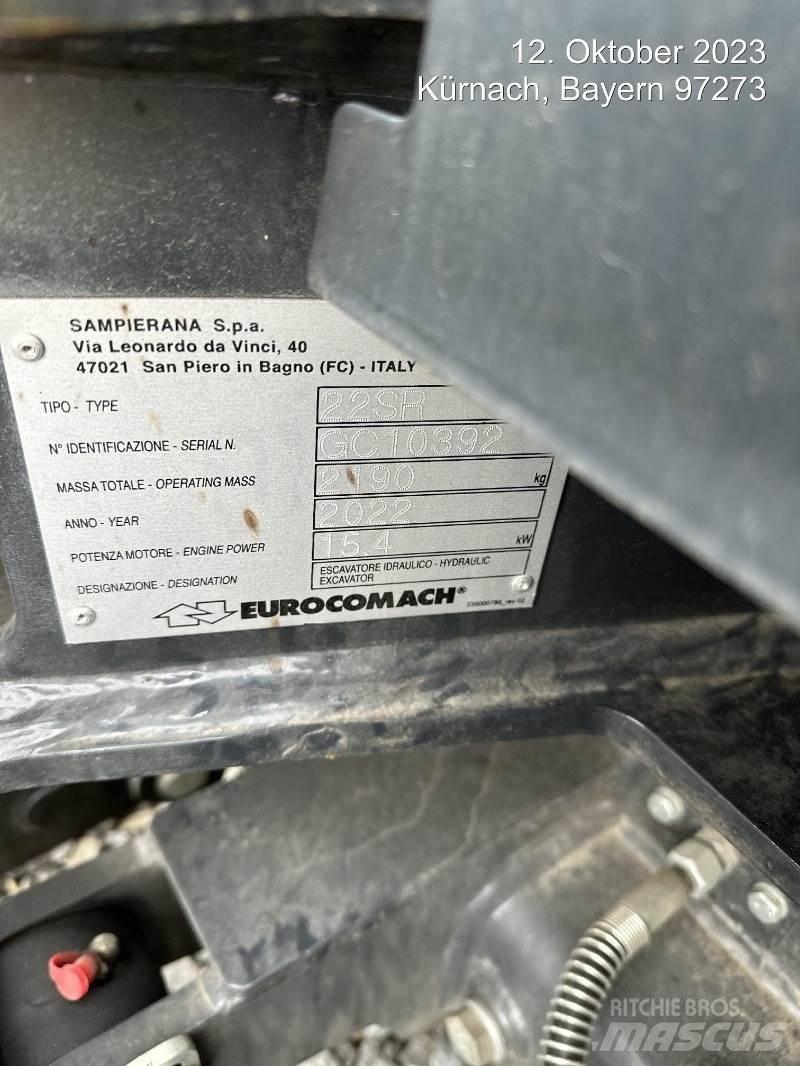 Eurocomach 22SR Εκσκαφάκι (διαβολάκι) < 7t