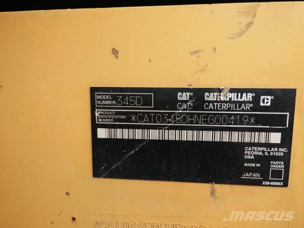 CAT 345 D L Εκσκαφείς με ερπύστριες