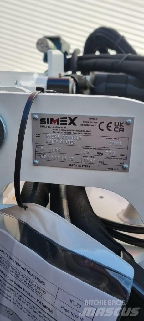 Simex PL1000 Εξαρτήματα μηχανών ασφάλτου