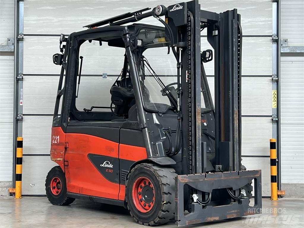 Linde E50HL-01 Ηλεκτρικά περονοφόρα ανυψωτικά κλαρκ
