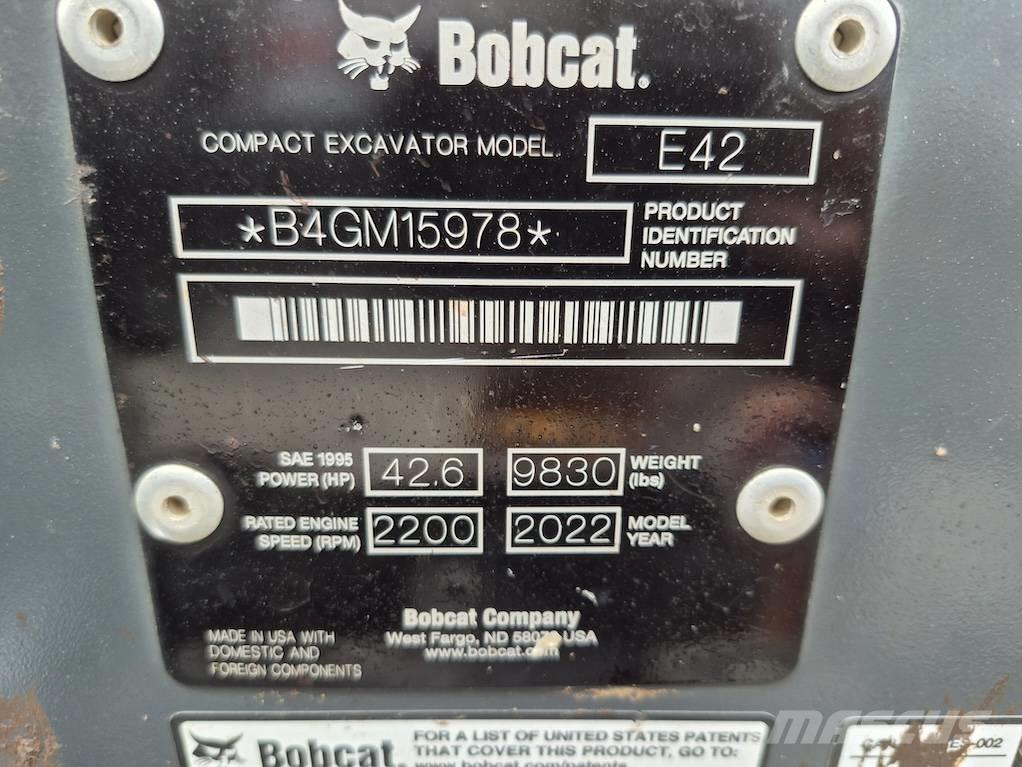 Bobcat E 42 Εκσκαφάκι (διαβολάκι) < 7t