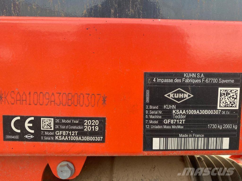 Kuhn GF8712T Τσουγκράνες και χορτοξηραντικές μηχανές