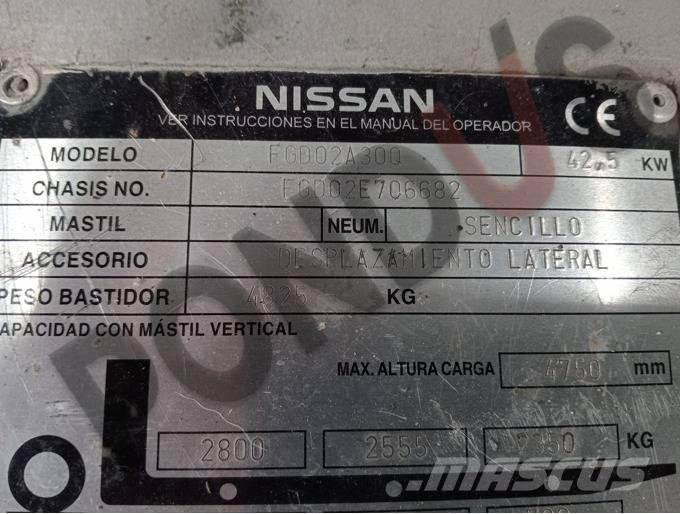 Nissan FGD02A30Q Ανυψωτικά στενών δρόμων