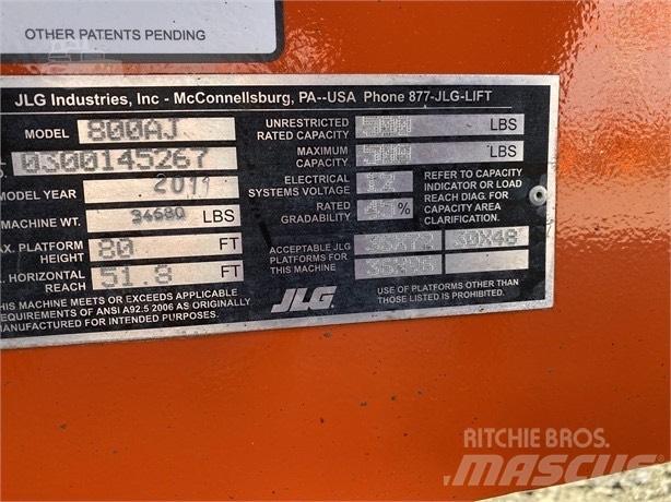 JLG 800 AJ Ανυψωτήρες με αρθρωτό βραχίονα