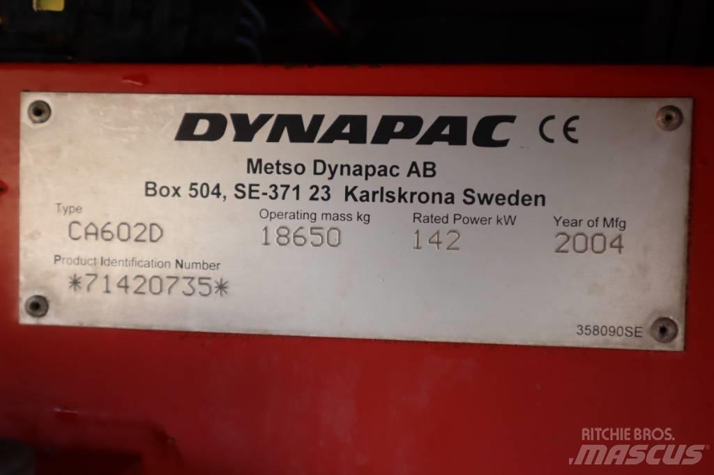Dynapac CA 602 D Οδοστρωτήρες μονού κυλίνδρου
