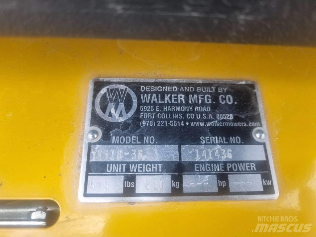 Walker B18 Χορτοκοπτικά με καθιστό χειριστή