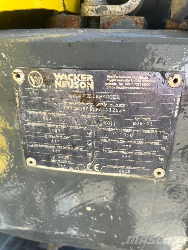 Wacker Neuson 803 RD Εκσκαφάκι (διαβολάκι) < 7t