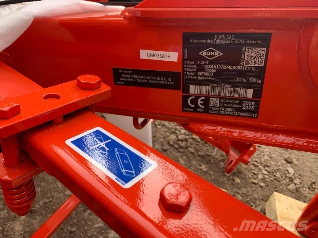 Kuhn GF6503 TEDDER Τσουγκράνες και χορτοξηραντικές μηχανές