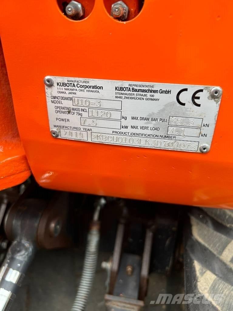 Kubota U 10-3 Εκσκαφάκι (διαβολάκι) < 7t