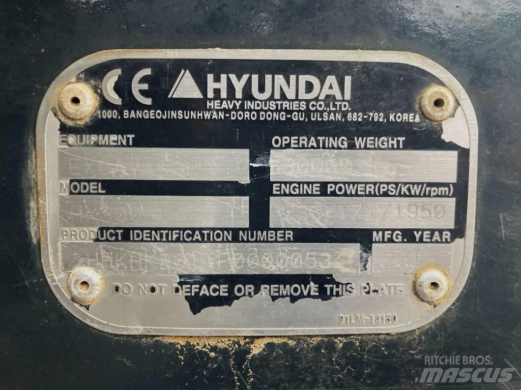 Hyundai HX 300 L Εκσκαφείς με ερπύστριες