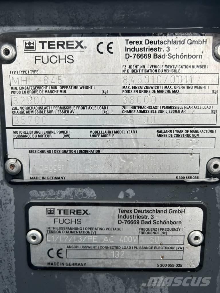 Fuchs 845 Βιομηχανικά μηχανήματα διαχείρισης αποβλήτων