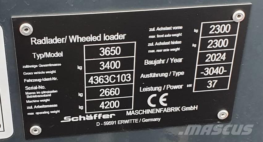 Schäffer 3650 Μίνι φορτωτές