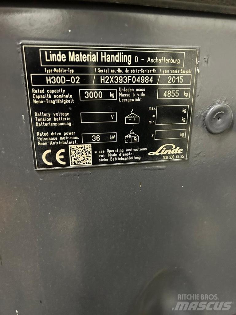 Linde H30D-02 EVO Πετρελαιοκίνητα Κλαρκ