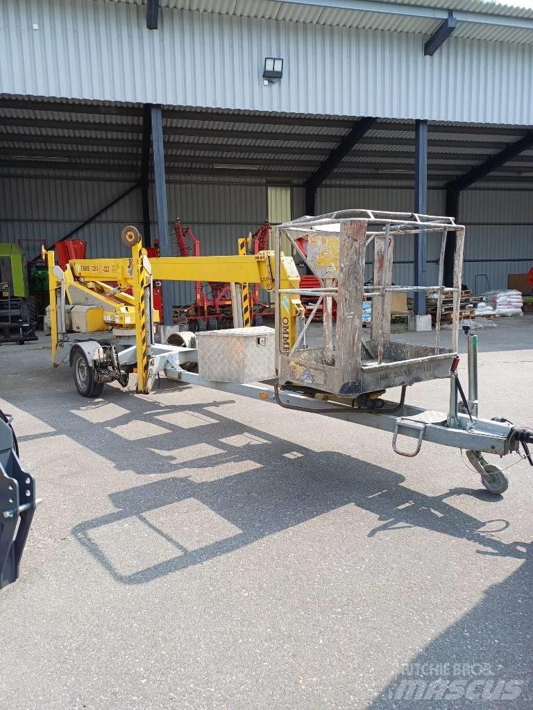 Omme 1250 Εναέριες πλατφόρμες τοποθετημένες σε ρυμούλκα