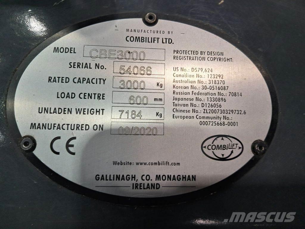 Combilift CBE3000 Γερανοί πλευρικής φόρτωσης εμπορευματοκιβωτίων