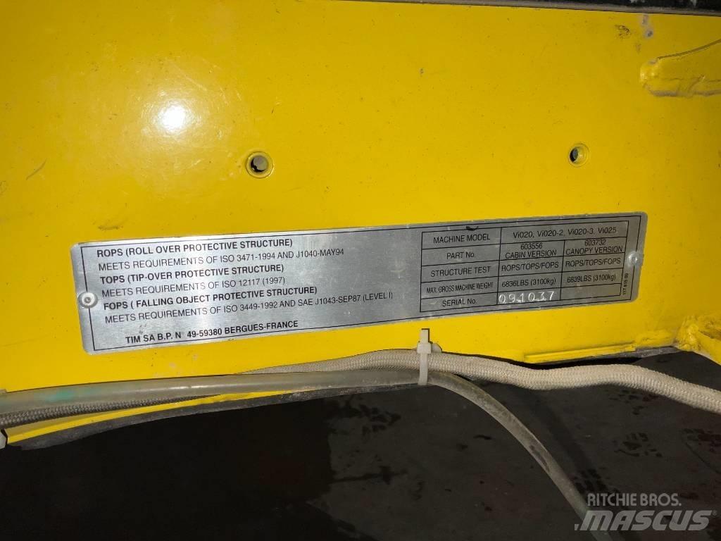 Yanmar Vio 20 / vio 25 Καμπίνες και εσωτερικό
