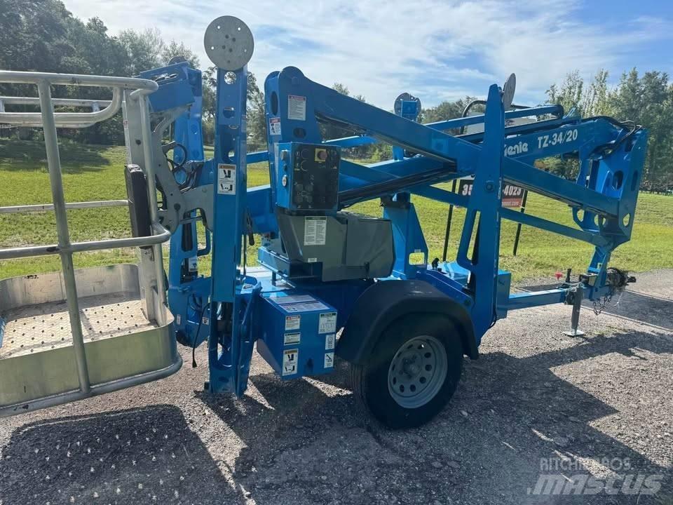 Genie TZ 34/20 Εναέριες πλατφόρμες τοποθετημένες σε ρυμούλκα