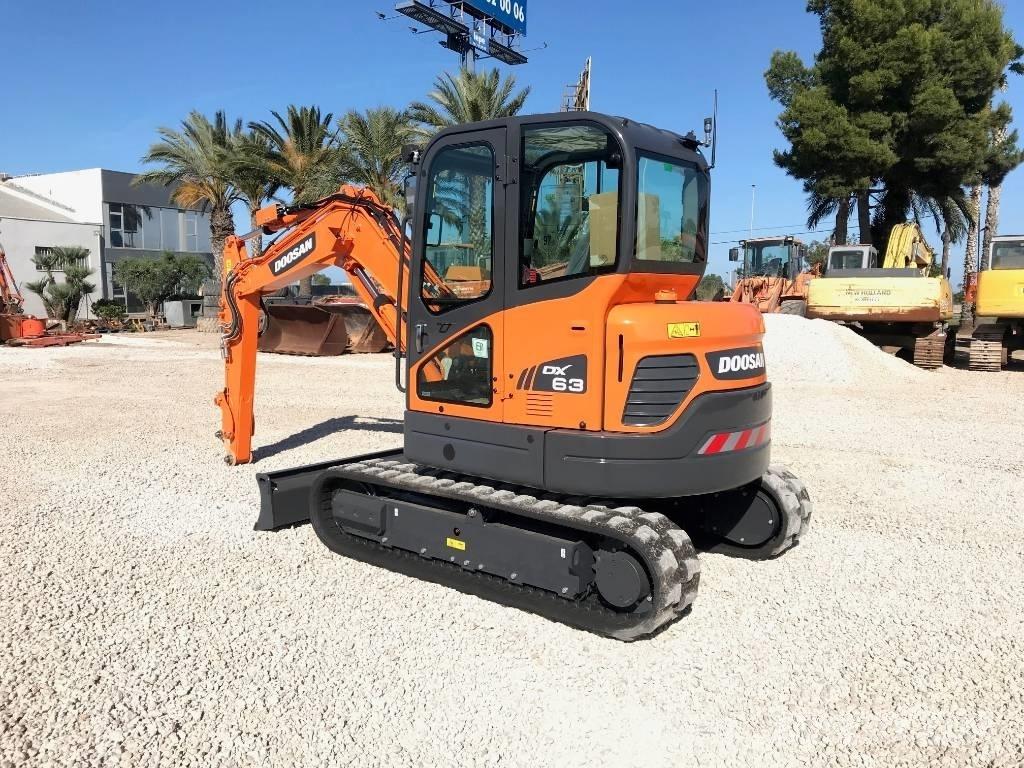 Doosan DX 63-3 Εκσκαφάκι (διαβολάκι) < 7t