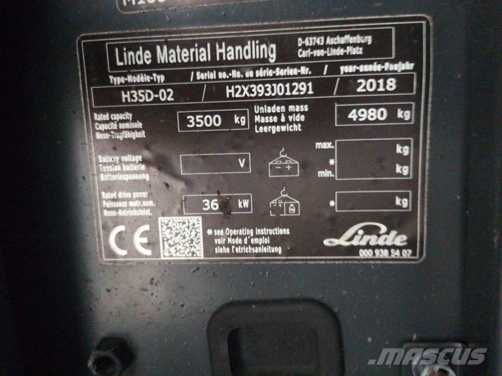 Linde H35D-02 Πετρελαιοκίνητα Κλαρκ
