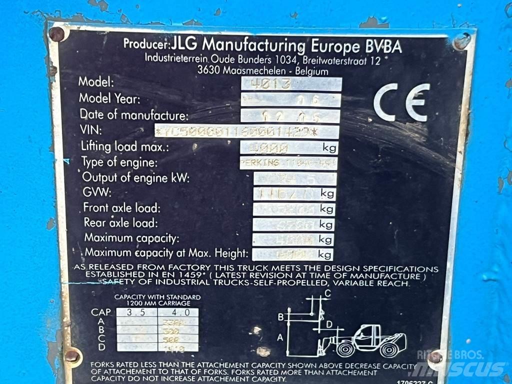 JLG 4013 Τηλεσκοπικοί ανυψωτές