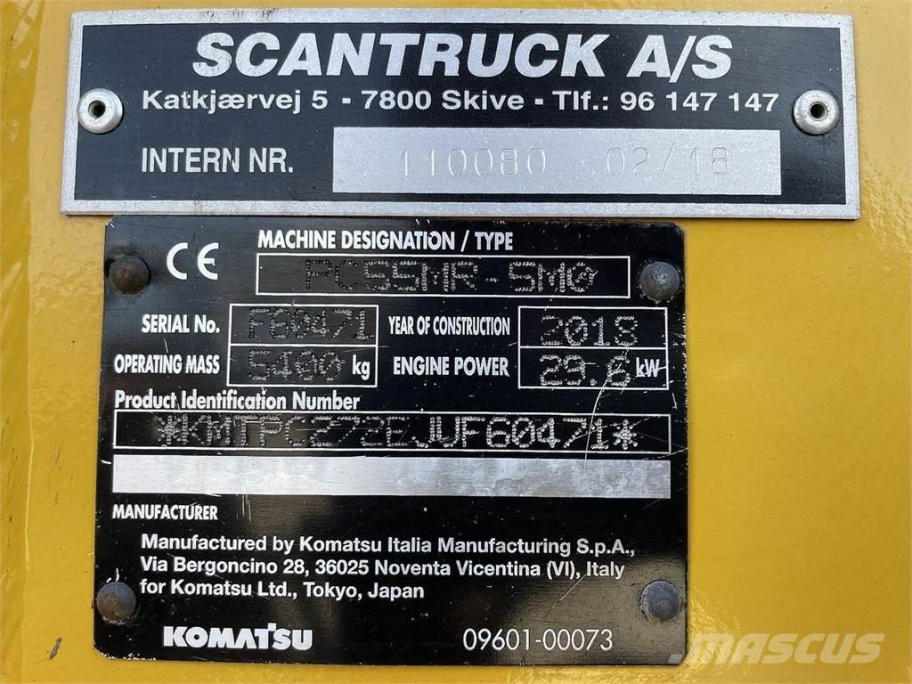 Komatsu PC55MR-5 Εκσκαφείς με τροχούς - λάστιχα