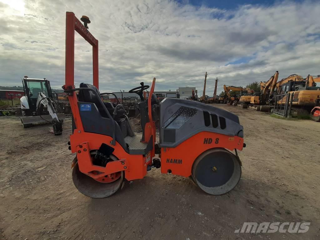 Hamm HD 8 VV Οδοστρωτήρες διπλού κυλίνδρου