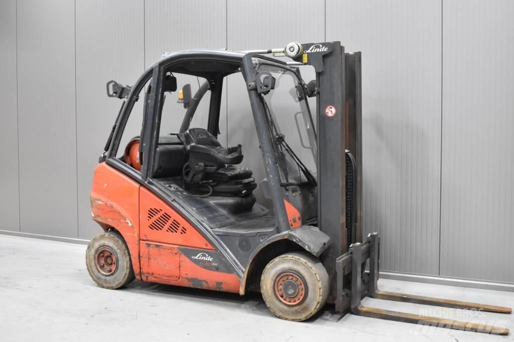 Linde H 20 T/600 - 02 Περονοφόρα ανυψωτικά κλαρκ με φυσικό αέριο LPG
