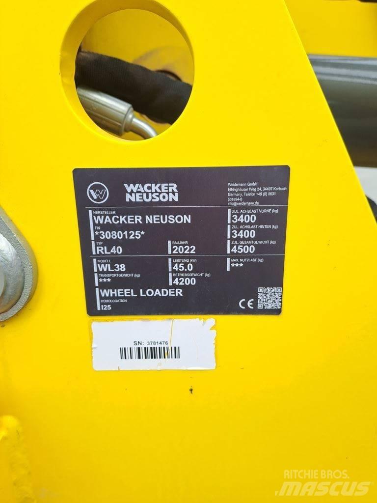 Wacker Neuson WL38 Φορτωτές με λάστιχα (Τροχοφόροι)