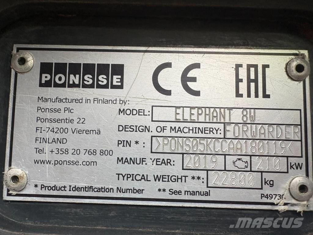 Ponsse Elephant Μεταφορείς ξυλείας