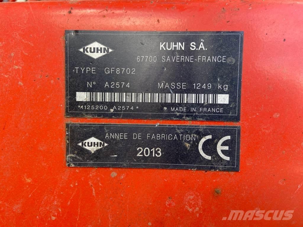 Kuhn GF8702 Τσουγκράνες και χορτοξηραντικές μηχανές
