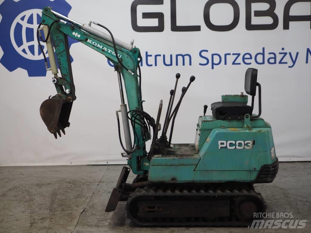 Komatsu PC03-1 Εκσκαφάκι (διαβολάκι) < 7t