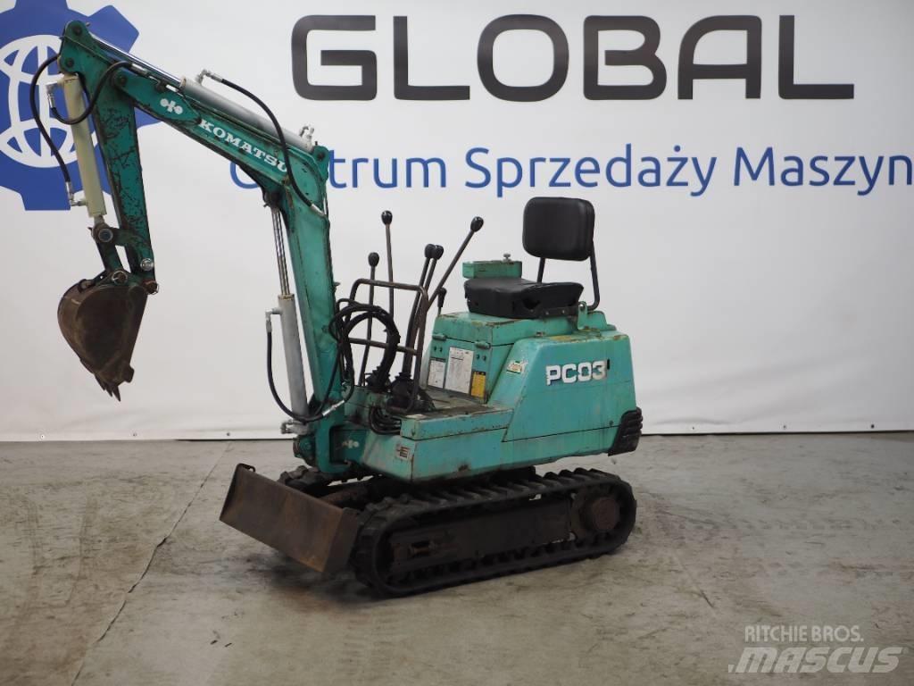 Komatsu PC03-1 Εκσκαφάκι (διαβολάκι) < 7t