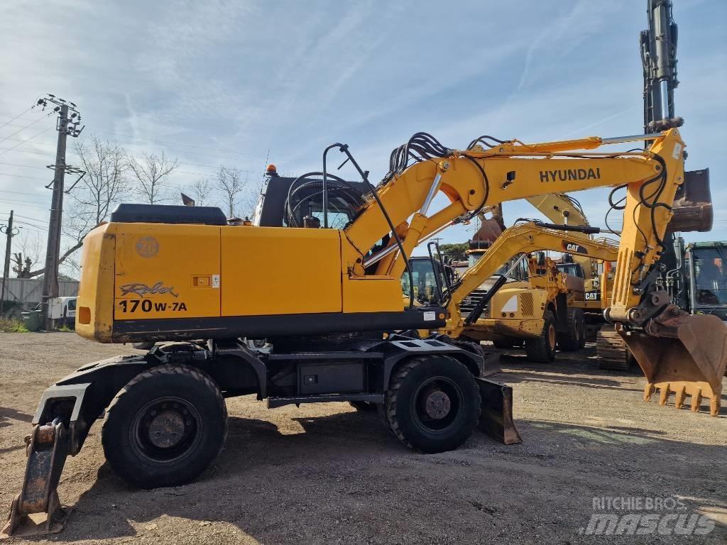 Hyundai R 170 W Εκσκαφείς με τροχούς - λάστιχα