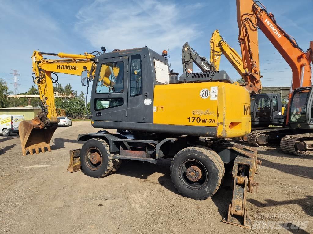 Hyundai R 170 W Εκσκαφείς με τροχούς - λάστιχα