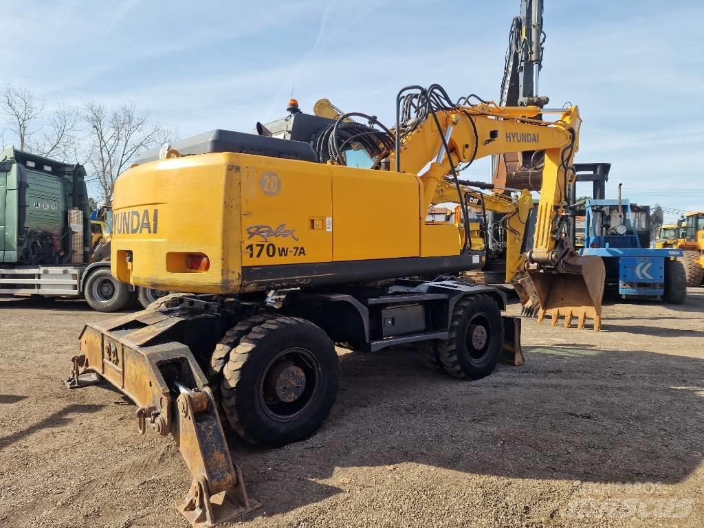 Hyundai R 170 W Εκσκαφείς με τροχούς - λάστιχα
