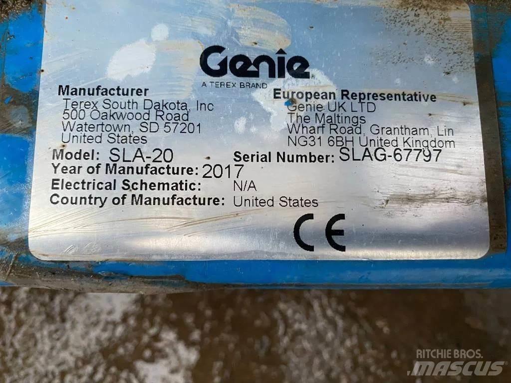 Genie SLA 20 Παλετοφόρα πεζού χειριστή με ιστό