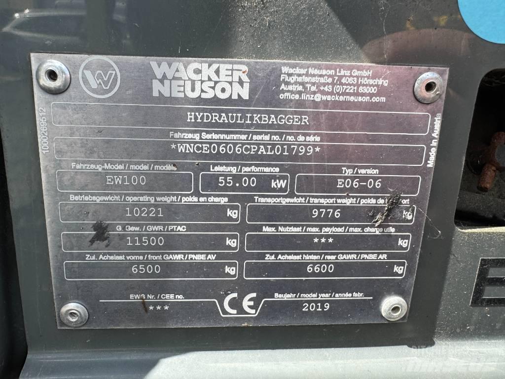 Wacker Neuson EW100 Εκσκαφείς με τροχούς - λάστιχα
