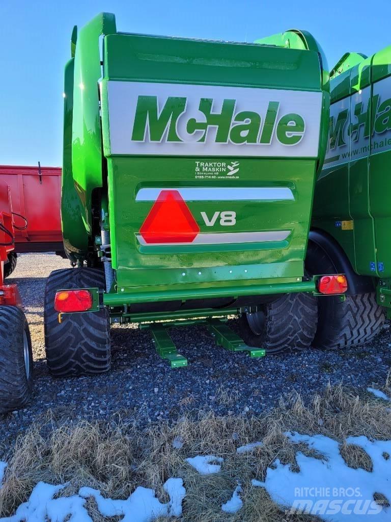 McHale V8 Πρέσες κυλινδρικών δεμάτων