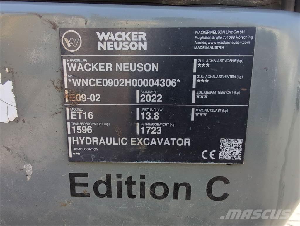 Wacker Neuson ET16 Εκσκαφείς με ερπύστριες
