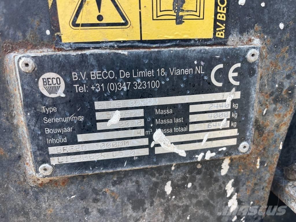 Liebherr 550 CDC + BSS Φορτωτές με λάστιχα (Τροχοφόροι)
