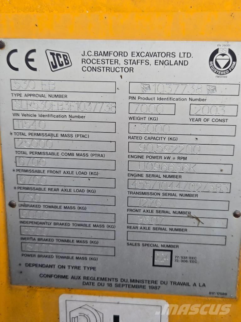 JCB 530 Τηλεσκοπικοί ανυψωτές