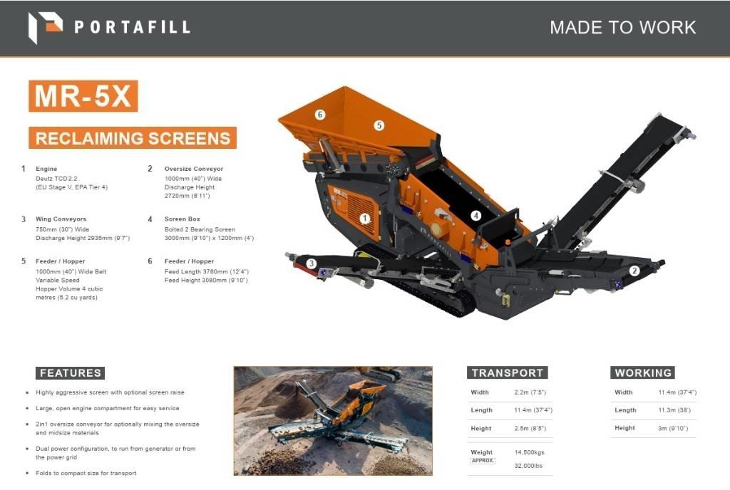 Portafill MR-5X Κινητές μηχανές κοσκινίσματος