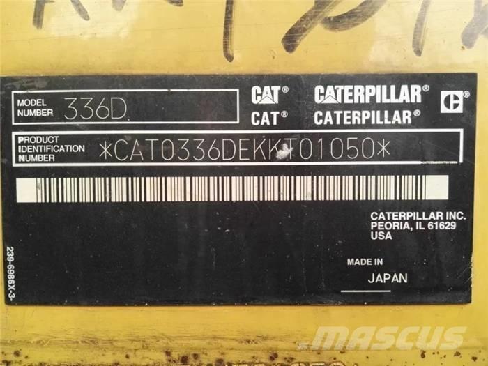 CAT 336 D Εκσκαφείς με ερπύστριες