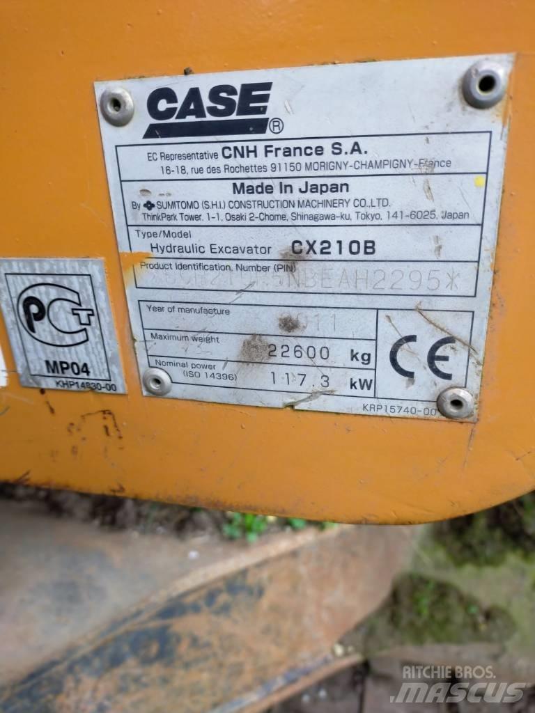 CASE 210 CX B Εκσκαφείς με ερπύστριες