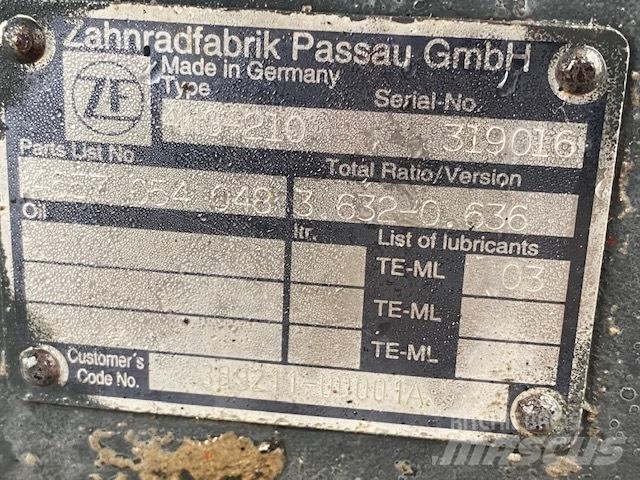 Hitachi ZF 4WG-210 Μετάδοση κίνησης