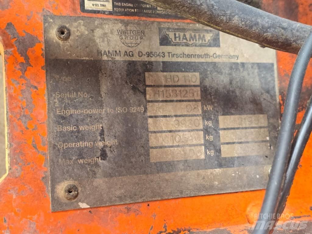 Hamm HD 110 Οδοστρωτήρες διπλού κυλίνδρου