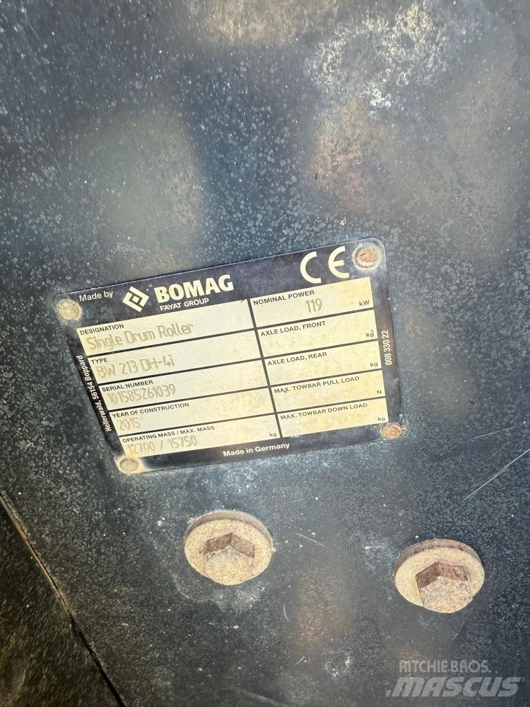 Bomag BW 213 D H-4 Κύλινδροι συμπίεσης εδάφους